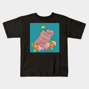 Princess Hippo Kids T-Shirt